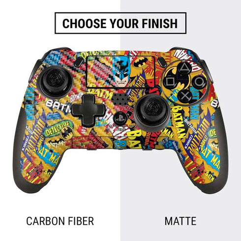 DC Comics Batman Mask Vintage Pattern PlayStation Scuf Vantage 2 Controller Skin